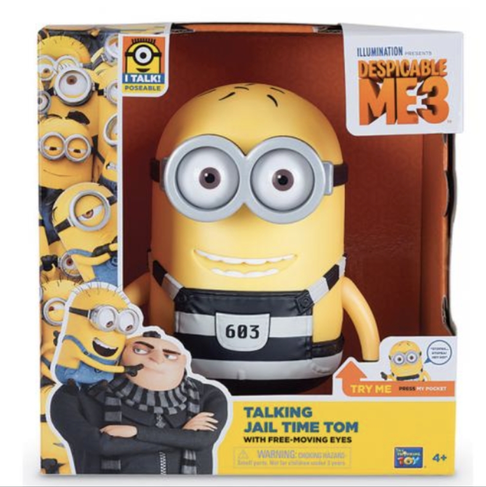 DELUXE DESPICABLE ME 3 TALKING JAIL TIME TOM
